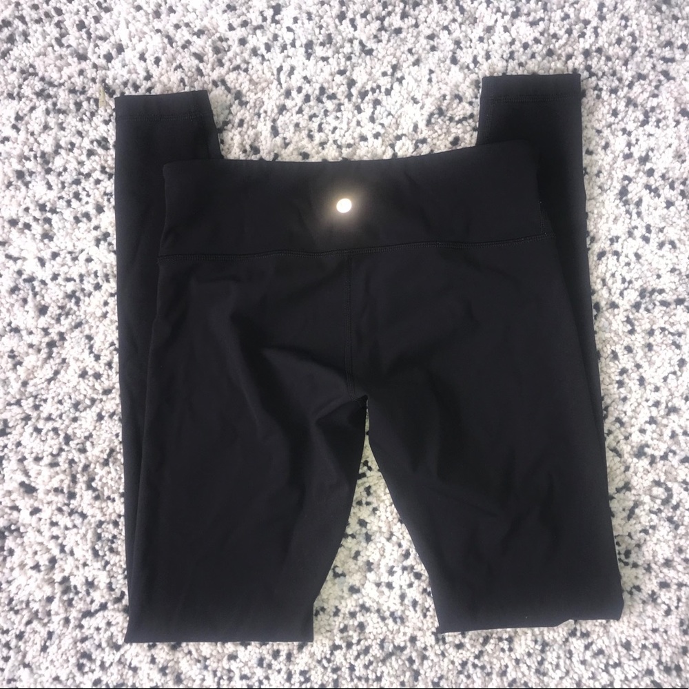 BLACK lulu lemon wonder unders